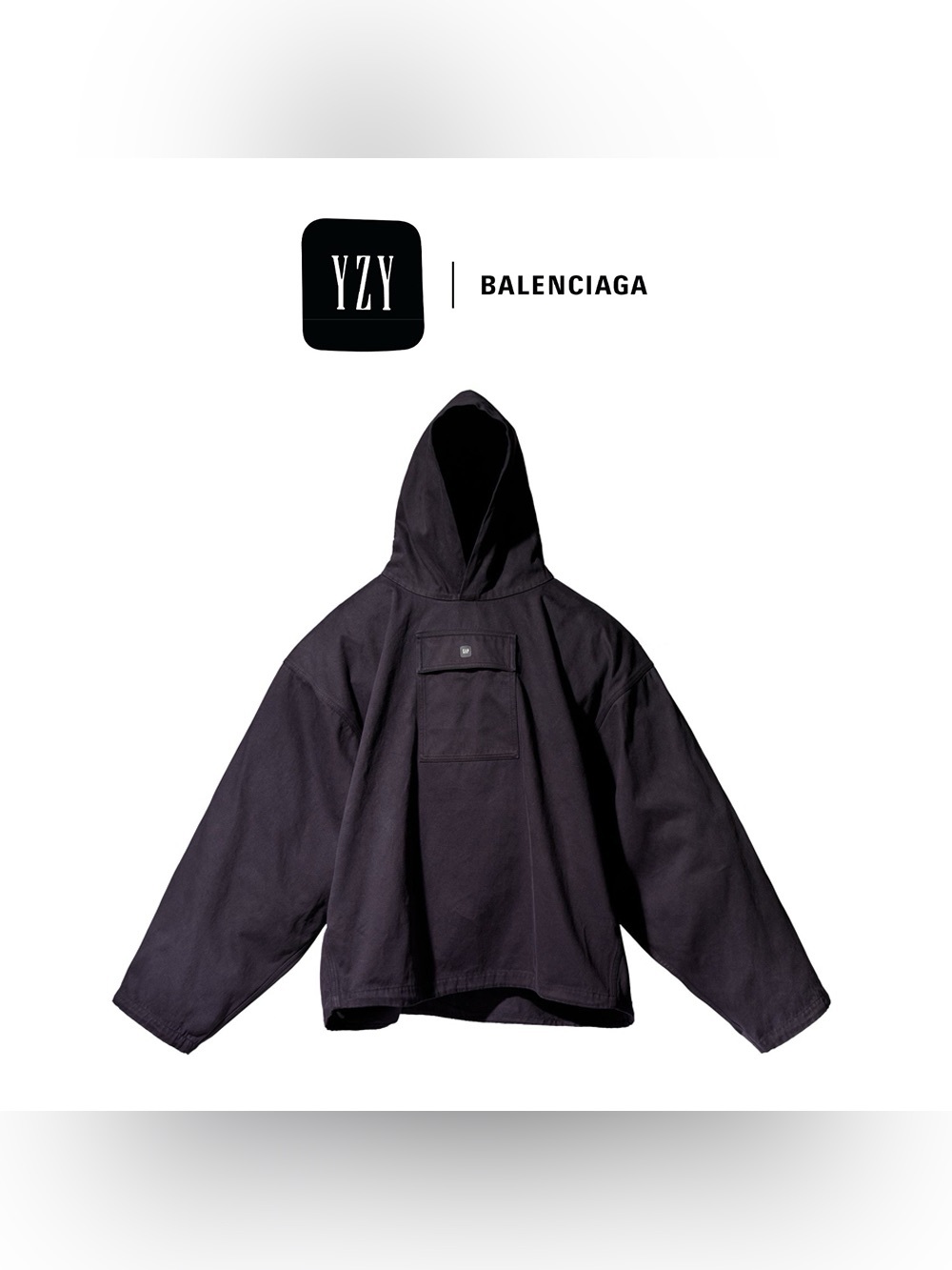 Yeezy Gap Balenciaga Sateen Anorak New Size XL (Fits Like XXL-XXXL)